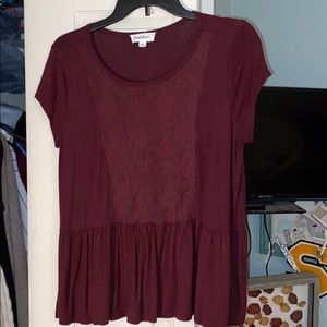 Maroon blouse